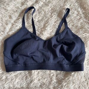 B.Tempt’d B.Active Mesh Sports Bra Navy NEW Medium